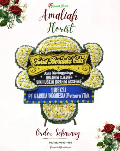 Papan Bunga Duka di Sidorahayu