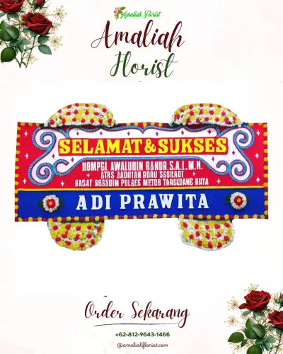 Karangan Bunga Ucapan Selamat di Sidorahayu